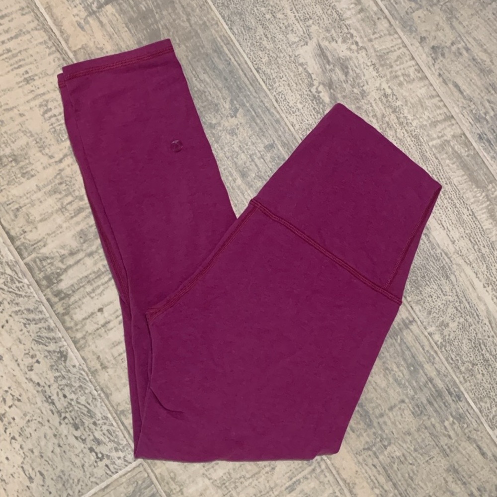 Lululemon Cropped Heathered Leggings